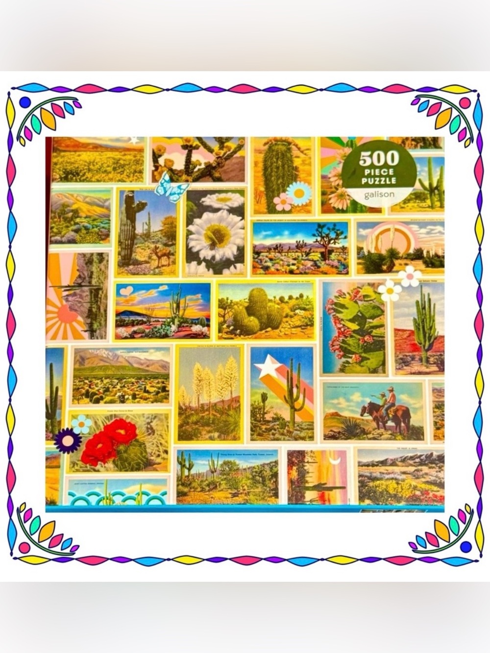 “Painted Desert” Galison jigsaw puzzle - 500 pieces - *shipping limit*